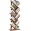 HOMCOM Tree Bookshelf Industrial Bookcase Steel Frame-241004200-256619806