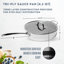Batterie de cuisine antiadhésive en acier inoxydable Lexi Home Modern Kitchen Basics