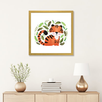 Safari Cuties Tiger - impression d'art graphique