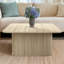 Table basse carrée cannelée 31,5 po Aurel-1352246275