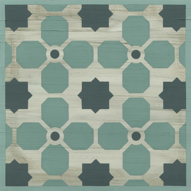 Tuile de jardin Verdigris I, H 20 po x l 20 po x P 1,25 po