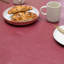 Mineral Red Plain 150 x 220cm Eco Line PVC Free Polyester Tablecloth