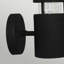 Villeroux Black Outdoor Armed Sconce