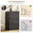 Arched 6 Drawer White Dresser, Modern Wood Storage Chest with Curved Design-1387672098