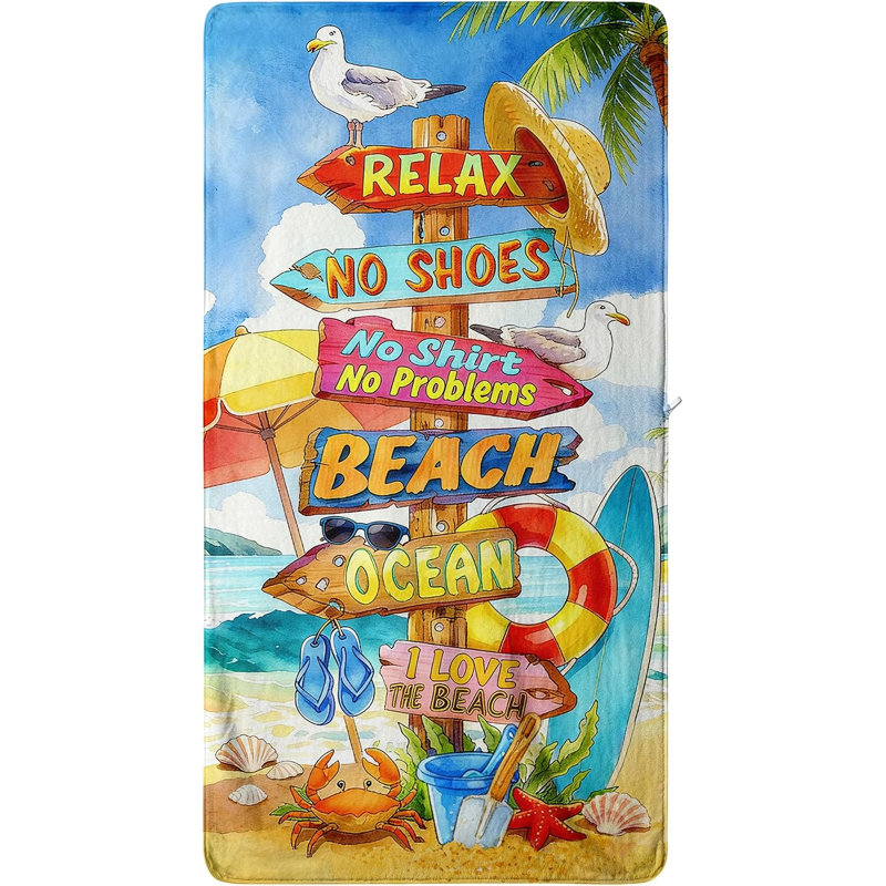 Serviette de bain de plage