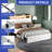 Diamond Rustic Upholstered Platform Bed-746248916-746248918