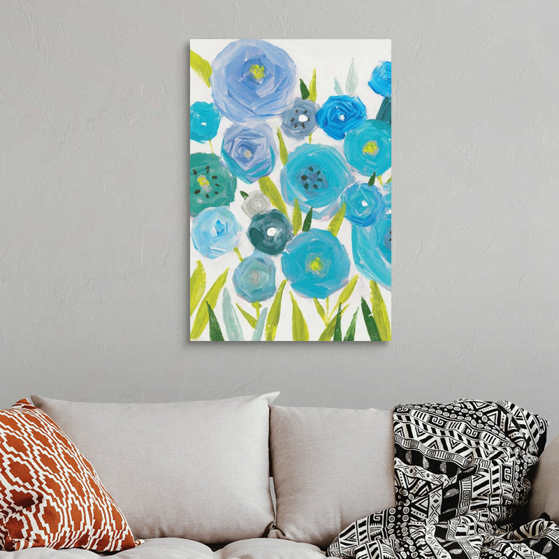 Reproduction d’art sur toile, "Life of Flowers II" par Isabelle Z, Toile tendue, H 36 po x l 24 po x P 1,25 po