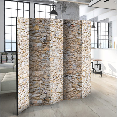 Solid Wood Folding Room Divider