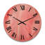 Horloge murale Boho Glam Pink Feather Elegance-228046382