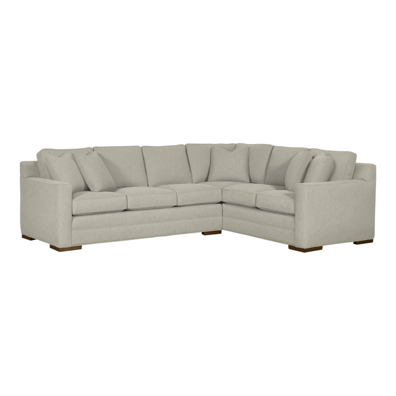Summerton Upholstered L-Shaped Sectional Right Hand Facing, Ian Smoke, Havana