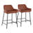 Cassiopeia Upholstered Counter Stool with Metal Frame-41572705-41572718
