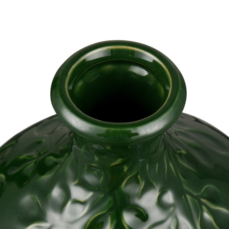 Broome Vase - Medium Dark Green