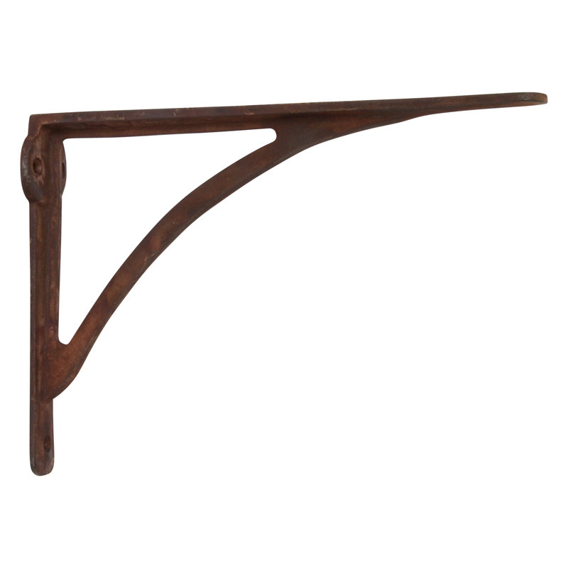 Support de tablette moderne et élégant BK-IR8207, Rouille, H 7 po x l 0,9 po x P 10 po
