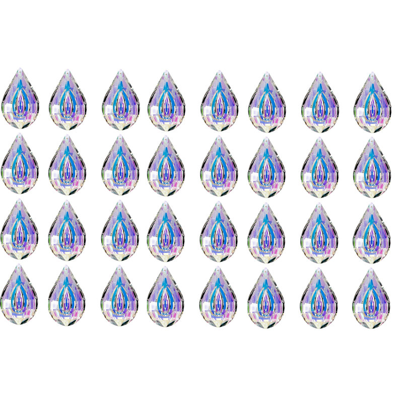 Prerna Glass Suncatcher, 2" H x 1.2" W x 1.6" D