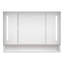 Armoires de salle de bain modernes en aluminium 39 X 28 pouces