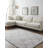 Rectangle Roze Geometric Hand Tufted Polyester Area Rug in Light Gray-1462764832
