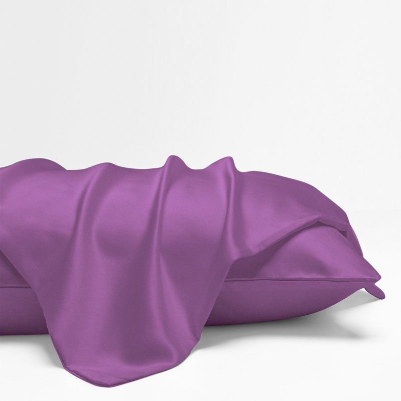  Housse de coussin en microfibre, Mauve, Grand