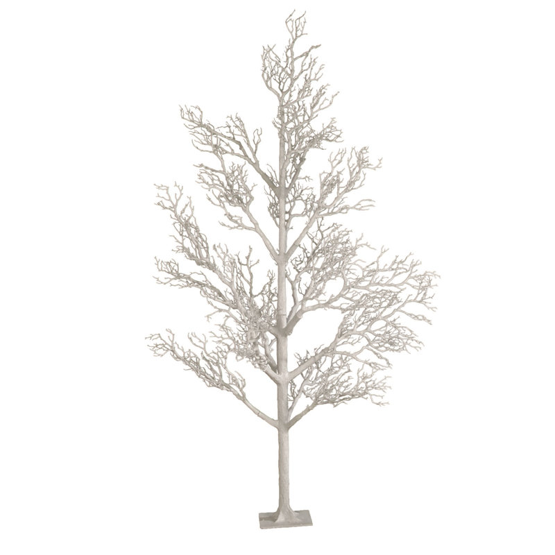 96'' Faux Tree, White