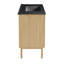 Meuble-lavabo autoportant en chêne naturel de 36 po avec plateau noir Class-1363476246-1363476244-1363476232
