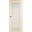 Porte pré-suspendue simple en bois manufacturé et vitré Avon 3 Lite DIY-FRIENDLY-92663444-92663460-93217034