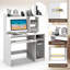 Bureau d'ordinateur Clarance avec station de charge Station de travail de table de jeu 43,5 po avec support pour unité centrale de clavier