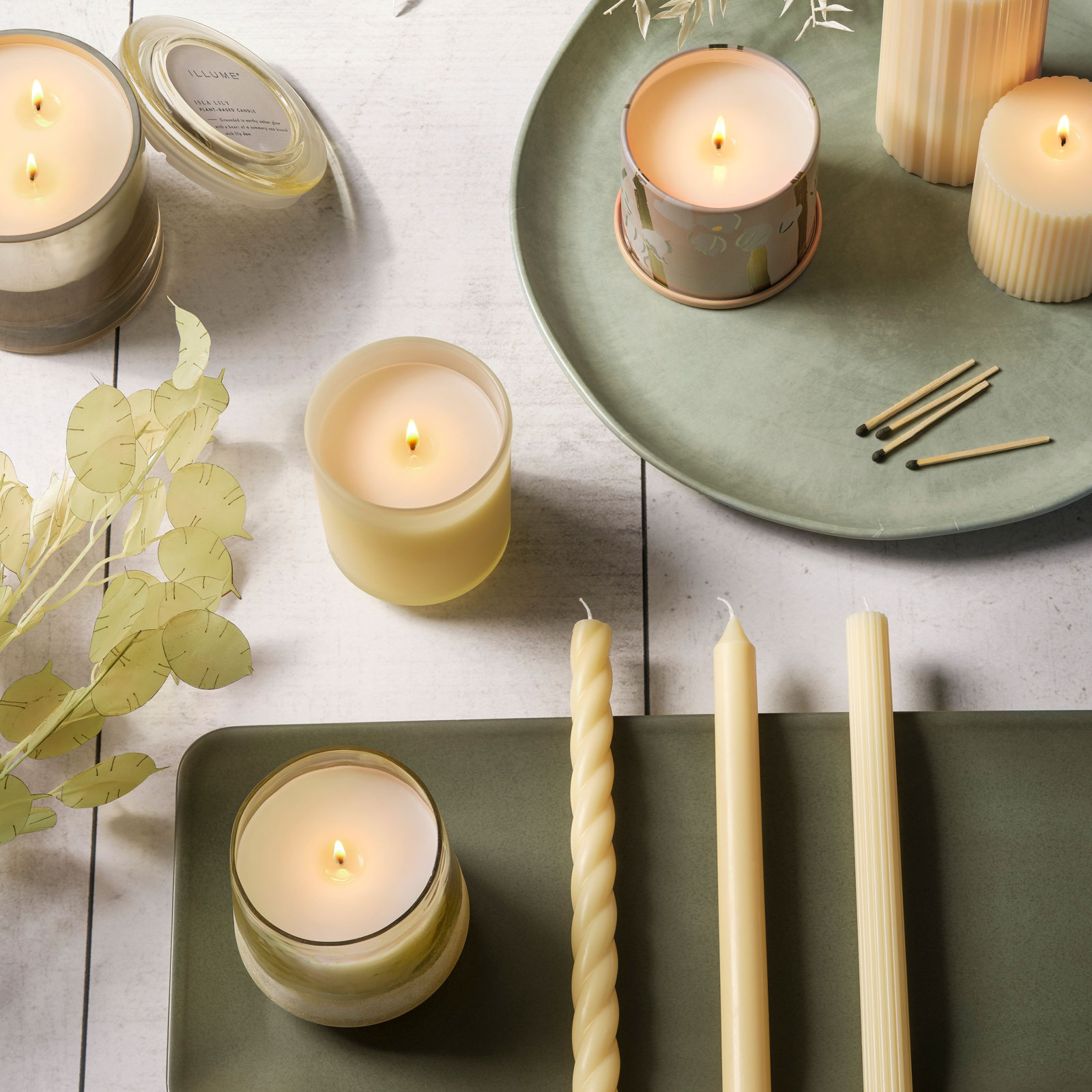 Beautifully Done Scented Jar Candle, Baltic Glass