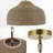 Aaroosh 1 - Light Brown/Brass Gold Pendant