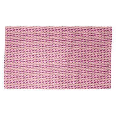 Tapis à rayures diamant rose Avicia