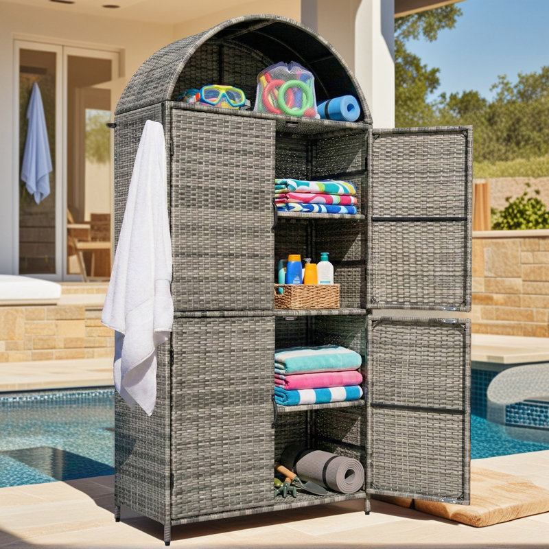 Armoire de rangement 72 po, Gris
