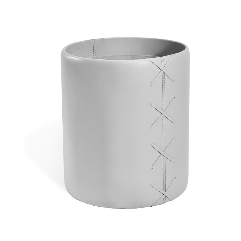 Xavier Waste Bin, Light Gray