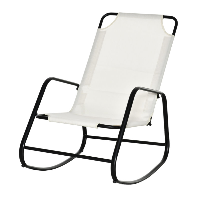 Chaise berçante de jardin Outsunny