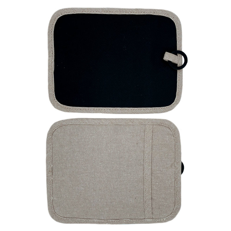 Paquet de 2 - Porte-casseroles de cuisine avec doublure matelassée épaisse et résistante à la chaleur avec néoprène et coton antidérapants