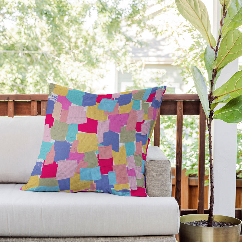  Polyester Indoor/Outdoor Throw Pillow, 26" x 26"