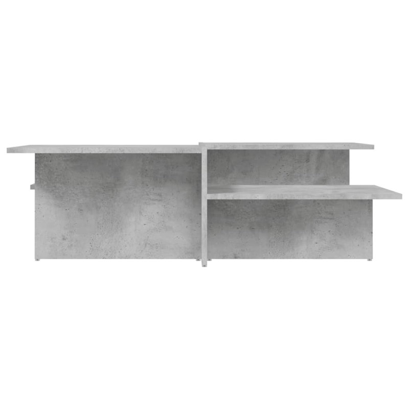 Cunegunda Abstract Coffee Table, Concrete Grey