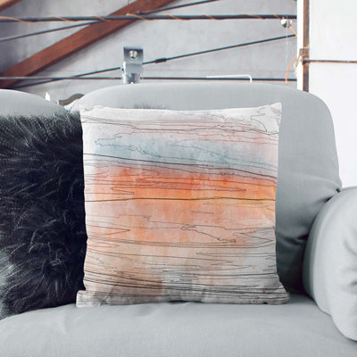 Abstract Square Throw Cushion