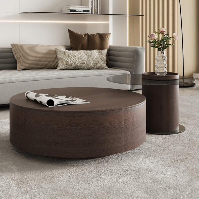 Table basse ronde de haut niveau