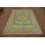 Tapis à motif géométrique de teinture végétale oriental 8 x 10