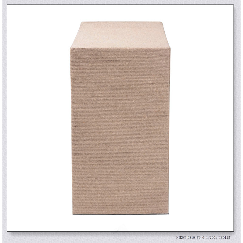 Console en bois et jute brun moderne Modern Bohemian