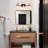 Aedan 3-Light Dimmable Vanity light with Hammered Glass Shades
