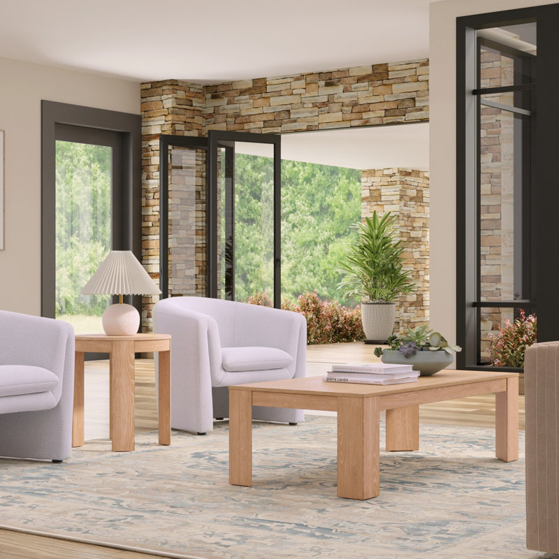 Payton Rectangular Coffee Table, Natural