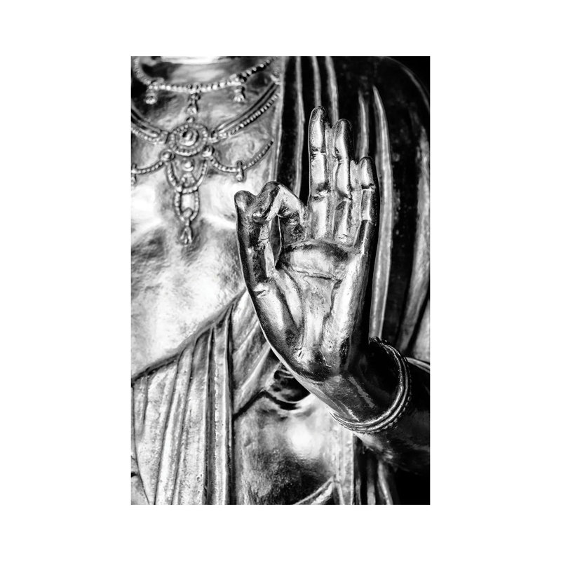 Golden Buddha Hand by Philippe Hugonnard - Wrapped Canvas Painting, 101.6 cm H x 66.04 cm W x 1.91 cm D
