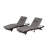 Outdoor Wicker Long Reclining Chair Set Of 2 , Wicker Reclining Lounge Chair Lawn Sunbathing Chairs Recliner Up To 150°  Beach Poolside Garden-1878417868