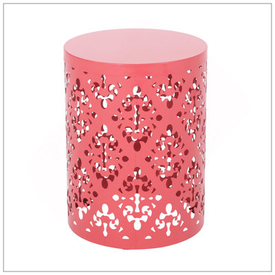 Outdoor Metal End Table -Large