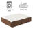 PETMAKER Orthopedic Dog Bed - Memory Foam Crate Mat with Machine Washable Cover-20768937-20782102