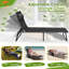 Chaise longue d'extérieur pliable à hauteur réglable avec coussin et sac Serik-506177736