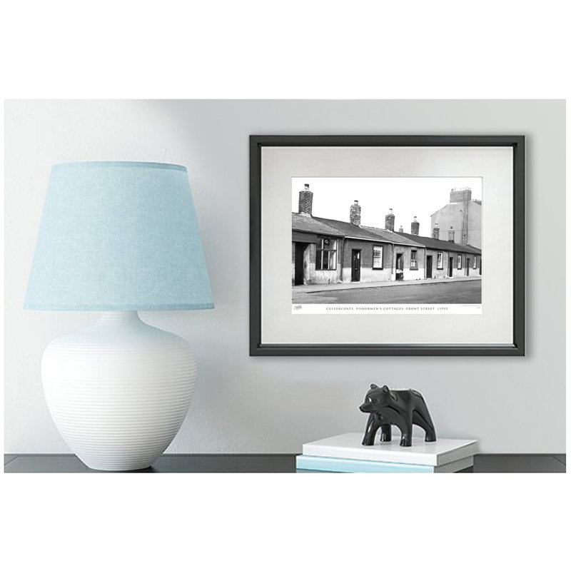 Cullercoats, Fishermen's Cottages, Front Street C1955 by Francis Frith - Single Picture Frame Print