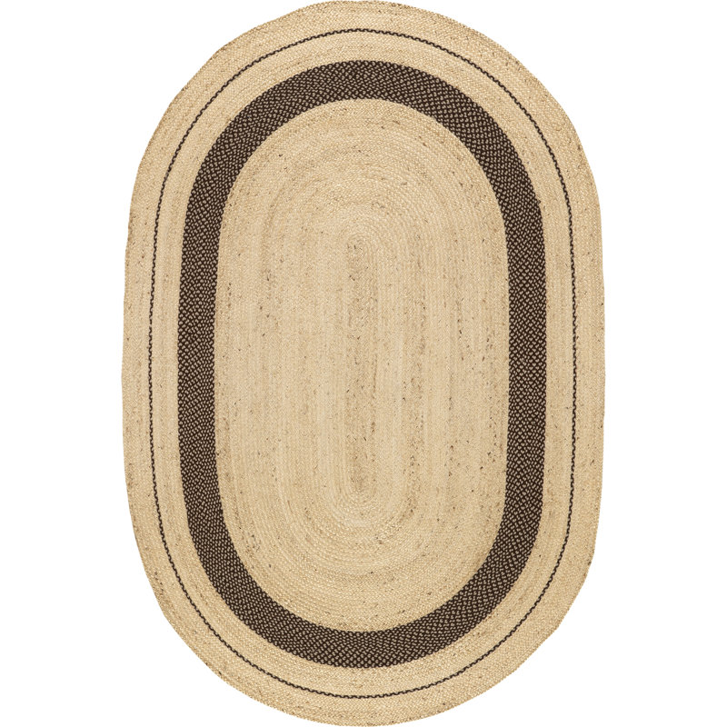  Tapis en jute Cottage, Ovale 9 pi 6 po x 13 pi 6 po
