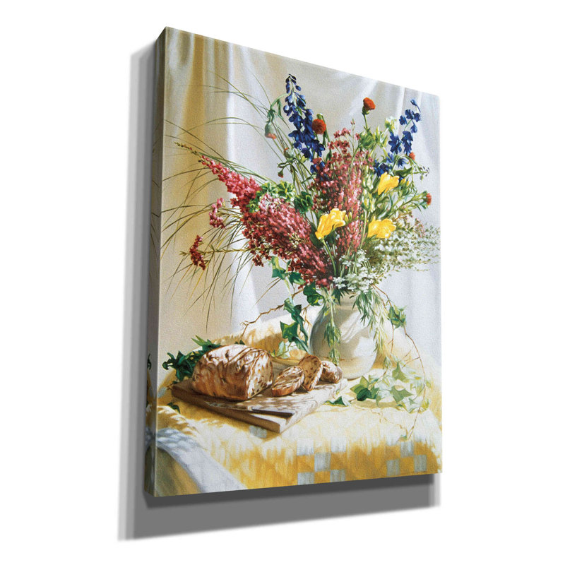 «L'odeur du pain au matin» par Robin Anderson, art mural sur toile, H 34 po x l 26 po x P 1,5 po