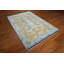 Petit tapis décoratif 3 x 5 po, tapis en laine noué à la main, tapis géométrique tribal jaune moutarde, tapis d'entrée Rakel
