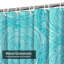 Rideau de douche Turquoise Spiral-1279015894